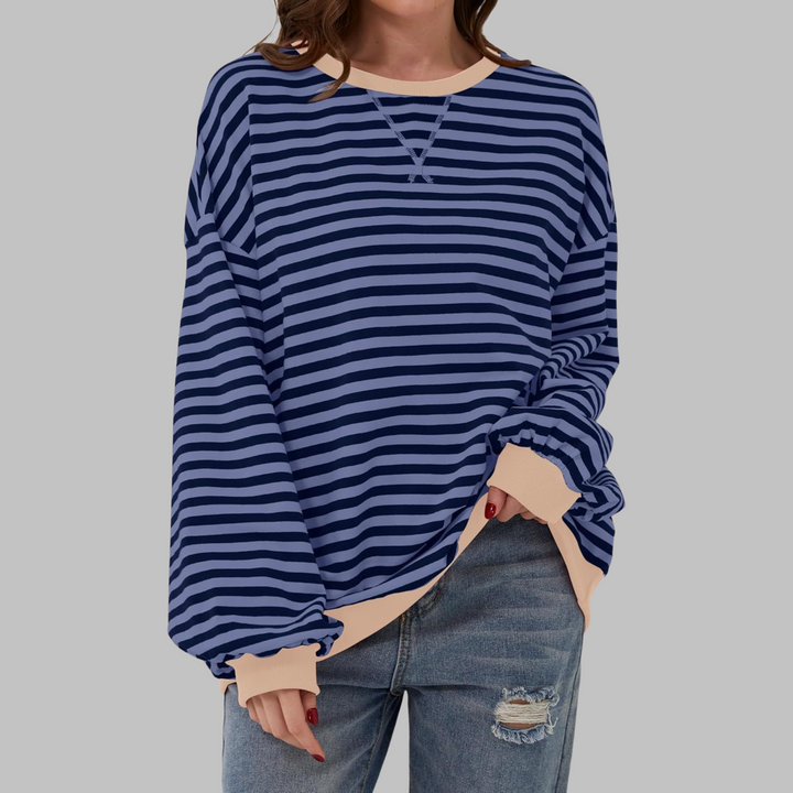 LUKA | Soft Striped Long Sleeve Top - Lightweight Spring Layer