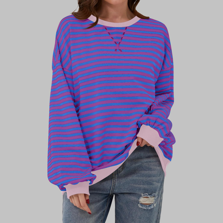 LUKA | Soft Striped Long Sleeve Top - Lightweight Spring Layer