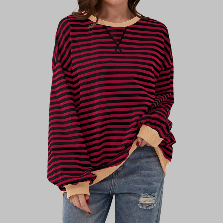 LUKA | Soft Striped Long Sleeve Top - Lightweight Spring Layer