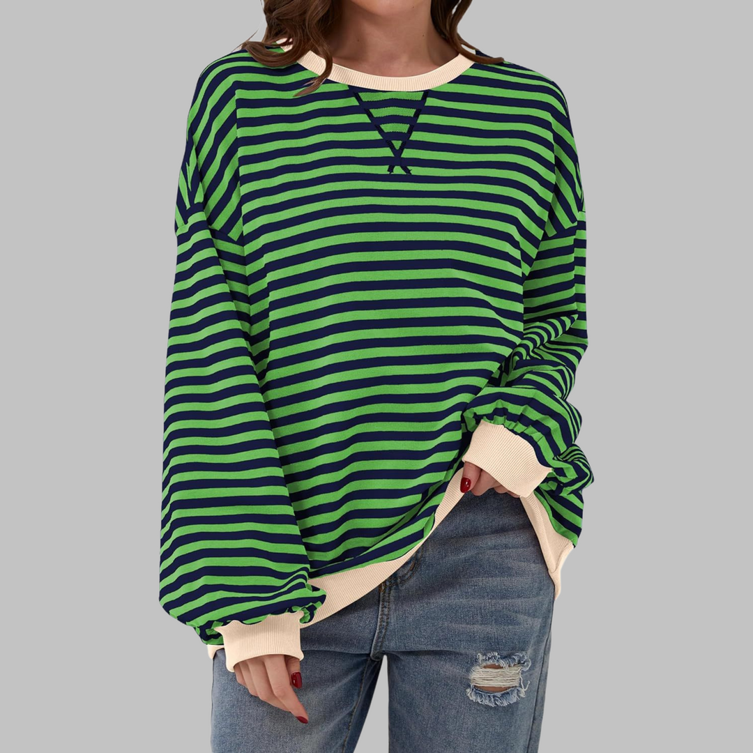 LUKA | Soft Striped Long Sleeve Top - Lightweight Spring Layer
