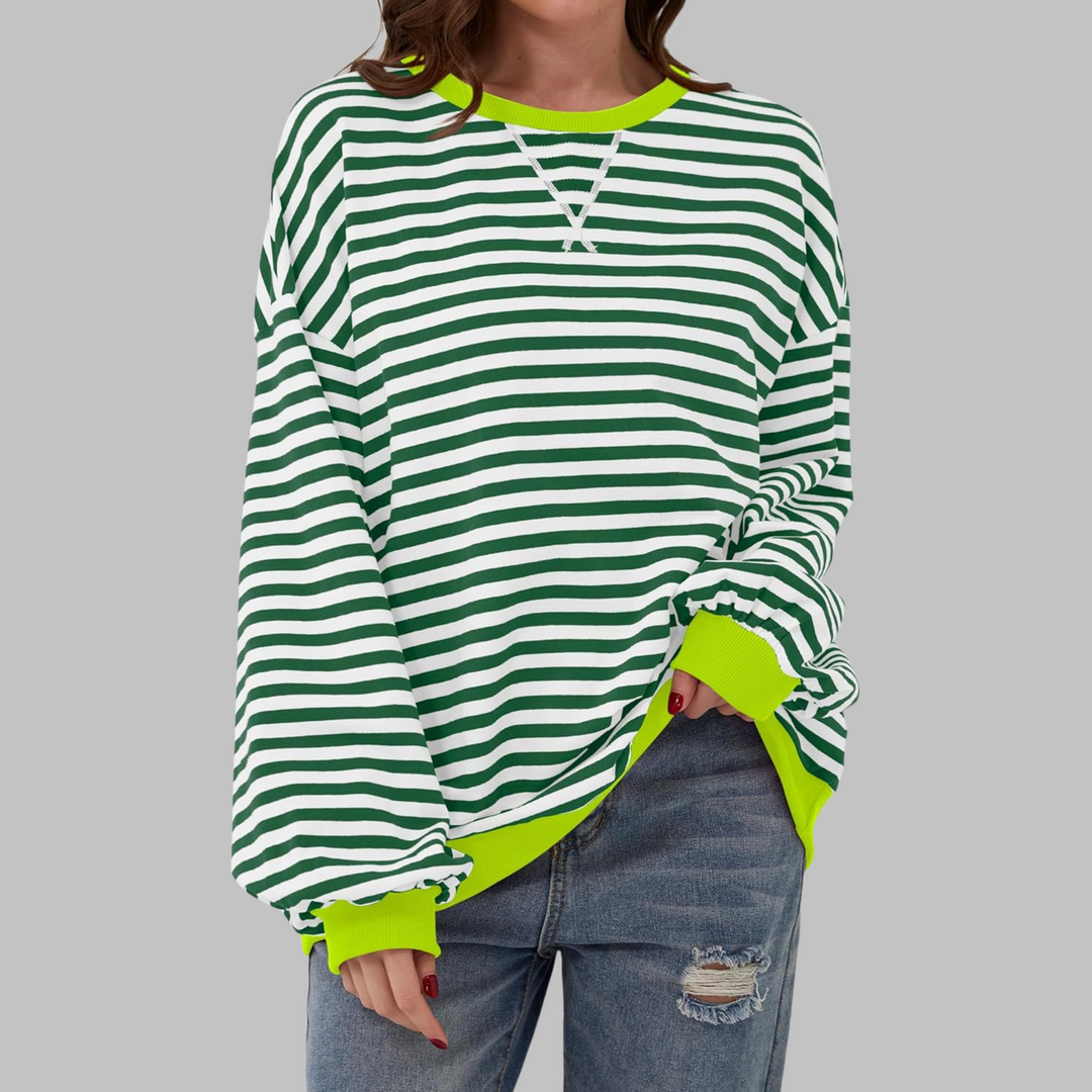 LUKA | Soft Striped Long Sleeve Top - Lightweight Spring Layer