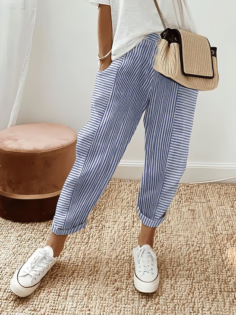 Florence | Stripe Trousers