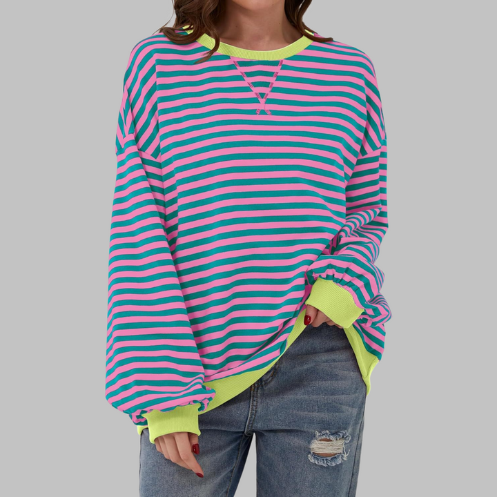 LUKA | Soft Striped Long Sleeve Top - Lightweight Spring Layer