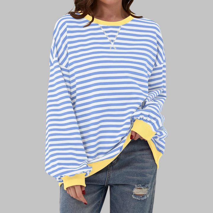 LUKA | Soft Striped Long Sleeve Top - Lightweight Spring Layer